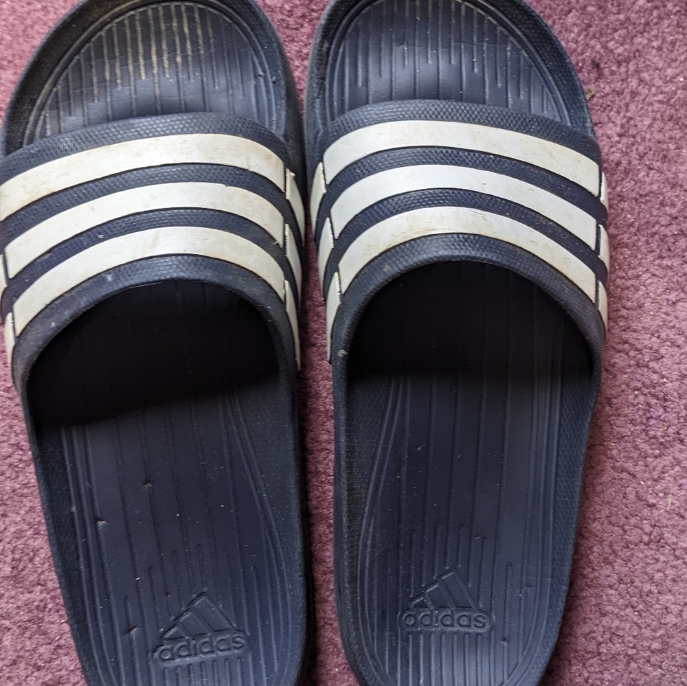 Adidas slides size 10